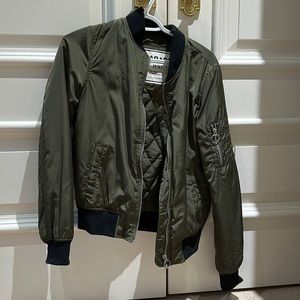 GARAGE green bomber jacket